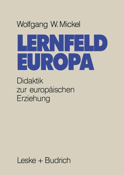 Lernfeld Europa (eBook, PDF)