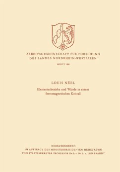 Elementarbezirke und Wände in einem ferromagnetischen Kristall (eBook, PDF) - Néel, Louis