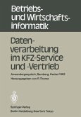 Datenverarbeitung im KFZ-Service und -Vertrieb (eBook, PDF)