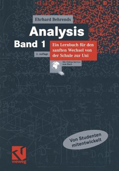 Analysis (eBook, PDF) - Behrends, Ehrhard