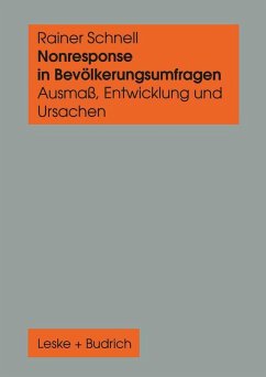 Nonresponse in Bevölkerungsumfragen (eBook, PDF) - Schnell, Rainer