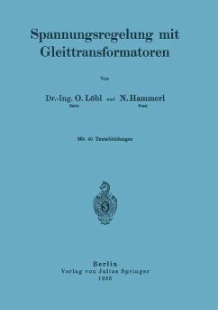 Spannungsregelung mit Gleittransformatoren (eBook, PDF) - Löbl, N.