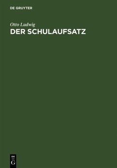 Der Schulaufsatz (eBook, PDF) - Ludwig, Otto