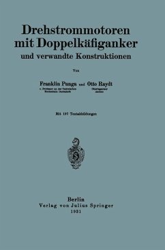 Drehstrommotoren mit Doppelkäfiganker und verwandte Konstruktionen (eBook, PDF) - Punga, Franklin; Raydt, Otto