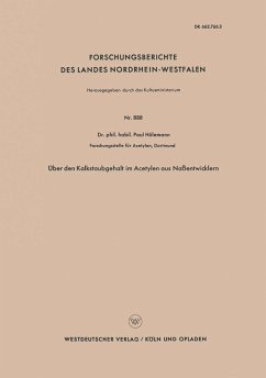 Über den Kalkstaubgehalt im Acetylen aus Naßentwicklern (eBook, PDF) - Hölemann, Paul