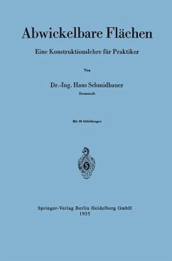 Abwickelbare Flächen (eBook, PDF) - Schmidbauer, Hans