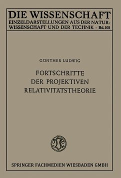 Cover Fortschritte der projektiven Relativitätstheorie (eBook, PDF)