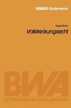 Vollstreckungsrecht (eBook, PDF) - Rosa, Jürgen