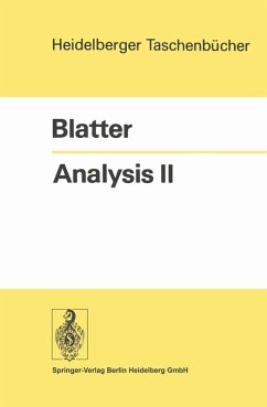 Analysis 2 (eBook, PDF) - Blatter, C.