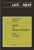 Statistik für Biologen und Mediziner (eBook, PDF)