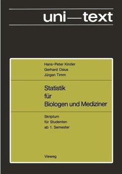 Statistik für Biologen und Mediziner (eBook, PDF) - Kinder, Hans-Peter