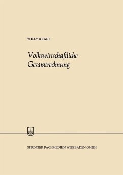 Volkswirtschaftliche Gesamtrechnung (eBook, PDF) - Kraus, Willy
