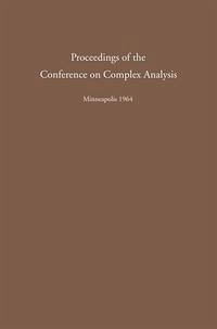 Cover Proceedings of the Conference on Complex Analysis (eBook, PDF)
