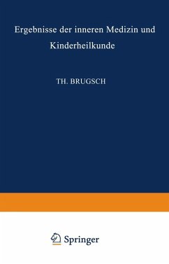 Ergebnisse der Inneren Medizin und Kinderheilkunde (eBook, PDF) - Langstein, L.; Meyer, Erich; Schittenhelm, A.; Brugsch, Th.