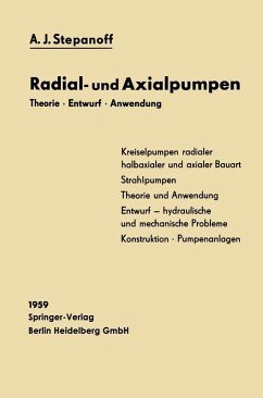 Radial- und Axialpumpen (eBook, PDF) - Stepanoff, Alexey Joakim; Haltmeier, Alexander