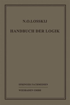 Handbuch der Logik (eBook, PDF) - Losskij, N. O.; Sesemann, W.