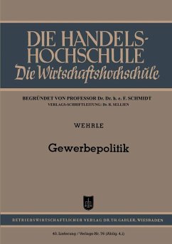 Gewerbepolitik (eBook, PDF) - Wehrle, Emil