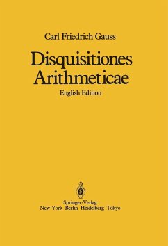 Disquisitiones Arithmeticae (eBook, PDF) - Gauss, Carl Friedrich; Waterhouse, William C.