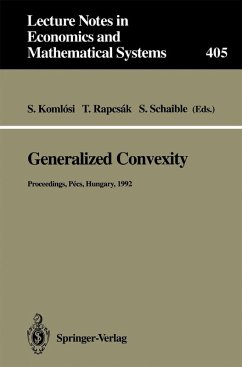 Cover Generalized Convexity (eBook, PDF)