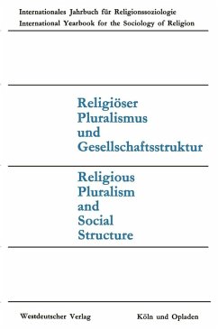 Cover Religiöser Pluralismus und Gesellschaftsstruktur (eBook, PDF)