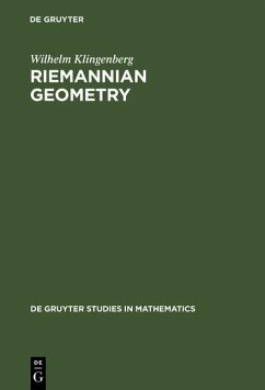 Riemannian Geometry (eBook, PDF) - Klingenberg, Wilhelm P. A.