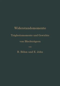 Widerstandsmomente (eBook, PDF) - Böhm, Bruno; John, Ernst