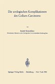 Die urologischen Komplikationen des Collum-Carcinoms (eBook, PDF)