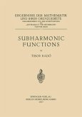 Subharmonic Functions (eBook, PDF)