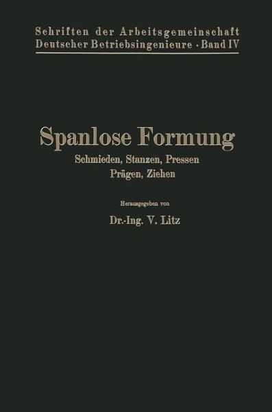 Spanlose Formung (eBook, PDF)