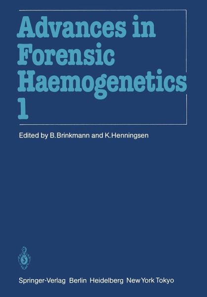 11th Congress of the Society for Forensic Haemogenetics (Gesellschaft für forensische Blutgruppenkunde e.V.) (eBook, PDF)