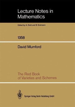 The Red Book of Varieties and Schemes (eBook, PDF) - Mumford, David