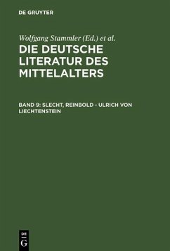 Slecht, Reinbold - Ulrich von Liechtenstein (eBook, PDF)