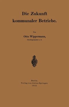 Cover Die Zukunft kommunaler Betriebe (eBook, PDF)