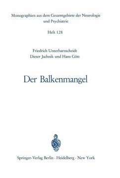 Der Balkenmangel (eBook, PDF) - Unterharnscheidt, F.; Jachnik, D.; Gött, H.