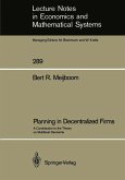 Planning in Decentralized Firms (eBook, PDF)