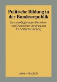 Politische Bildung in der Bundesrepublik (eBook, PDF)