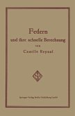 Federn und ihre Schnelle Berechnung (eBook, PDF)