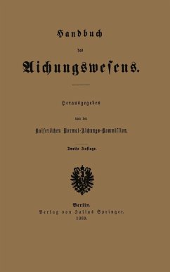 Cover Handbuch des Aichungswesens (eBook, PDF)
