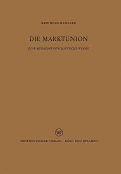 Cover Die Marktunion (eBook, PDF)