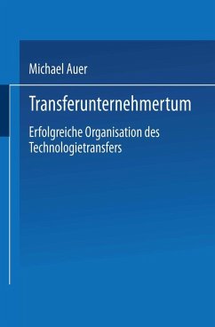 Transferunternehmertum (eBook, PDF) - Auer, Michael