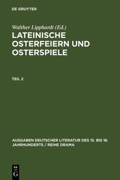 Cover Lateinische Osterfeiern und Osterspiele II (eBook, PDF)