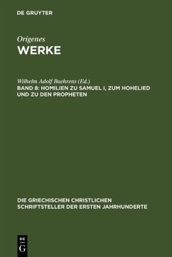 Homilien zu Samuel I, zum Hohelied und zu den Propheten (eBook, PDF)