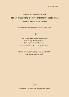 Cover Verbesserung der Zähigkeitseigenschaften von Bessemer-Stahlguß (eBook, PDF)
