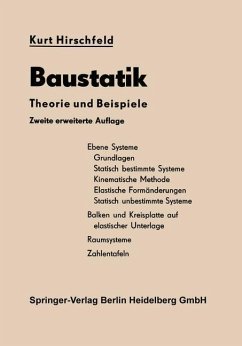 Baustatik (eBook, PDF) - Hirschfeld, Kurt