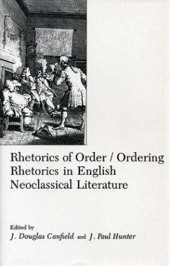 Rhetorics of Order - Canfield, Douglas J