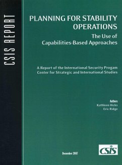 Planning for Stability Operations - Hicks, Kathleen H; Ridge, Eric