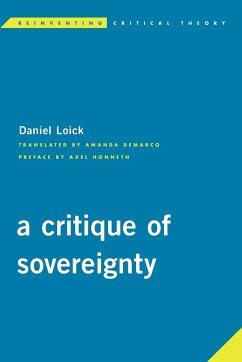 A Critique of Sovereignty - Loick, Daniel