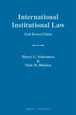 International Institutional Law - Schermers, Henry G; Blokker, Niels M
