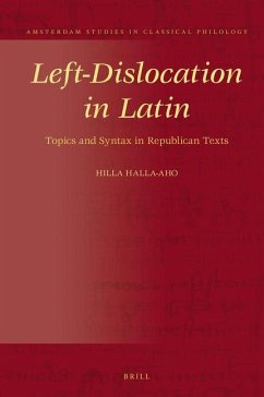 Left-Dislocation in Latin - Halla-Aho, Hilla