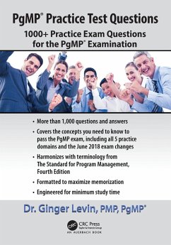 PgMP® Practice Test Questions - Levin, PMP, PgMP, Ginger